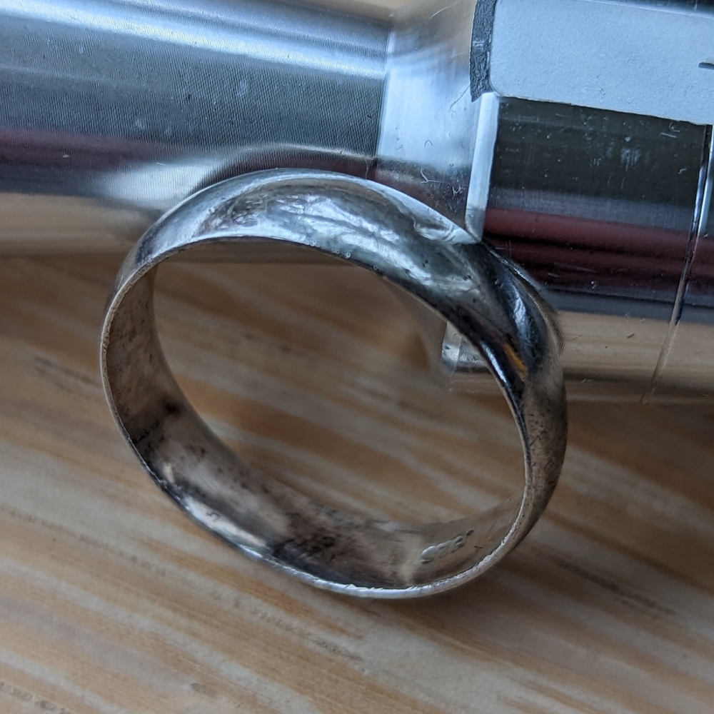 Men's Sterling Silver wedding band